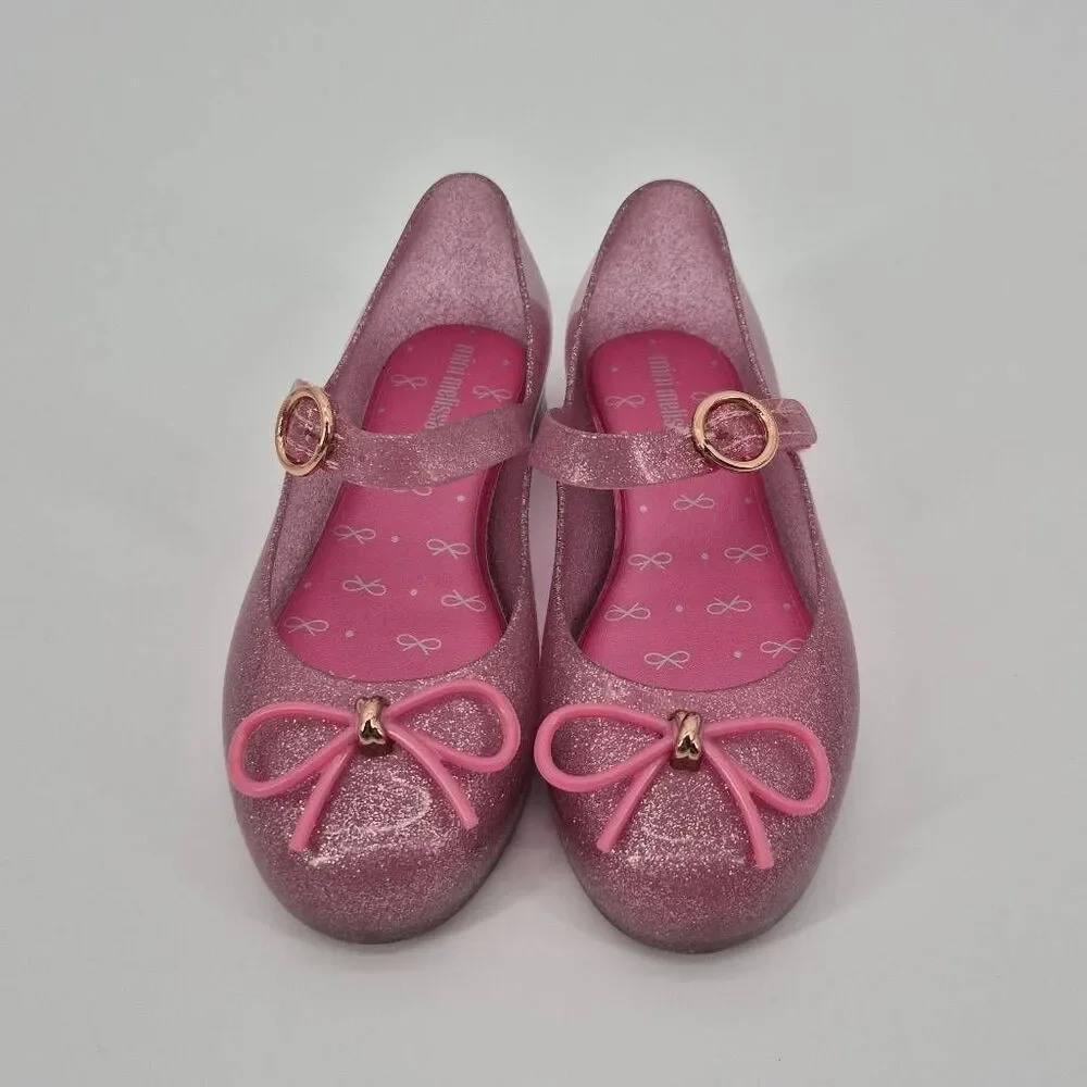 Mini Melissa Mary Jane Girls Shoes Pink Size 11